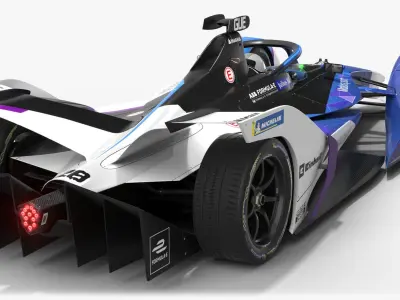 Andretti Motorsport Formula E Season 2020 2021 Race Car 3D model
