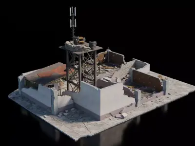 Warzone - Temp Comms Center 3D model