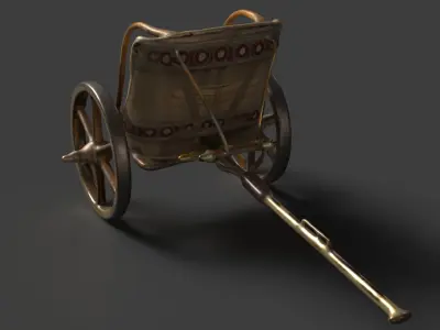 King Tut Chariot figure   3D model