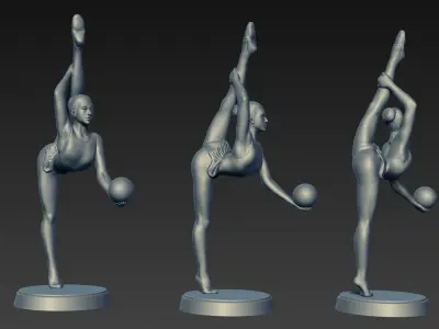Gymnast 3D model