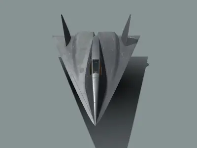 SR-91 Aurora Low-poly 3D model
