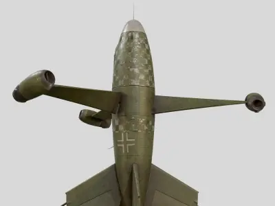 Thrust Wing Hunter 1944 Low-poly 3D model