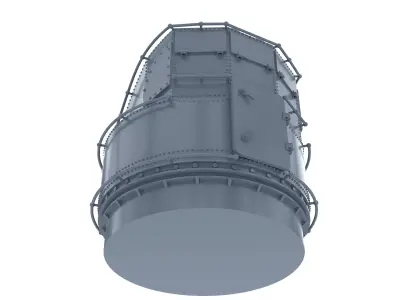 type 95 kai 1 mascine gun control tower   3D print model