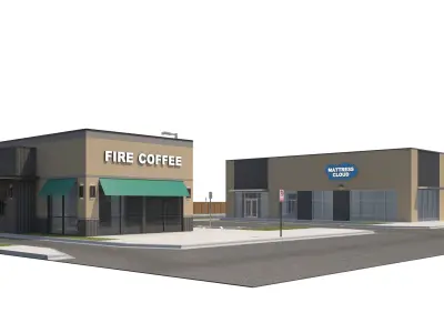 Retail-142 Retail Stores 3D model