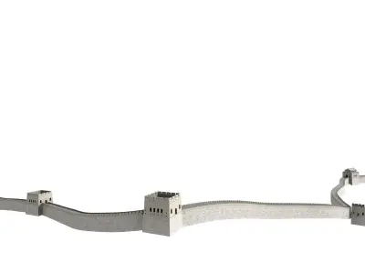 Great Wall of China 3D model