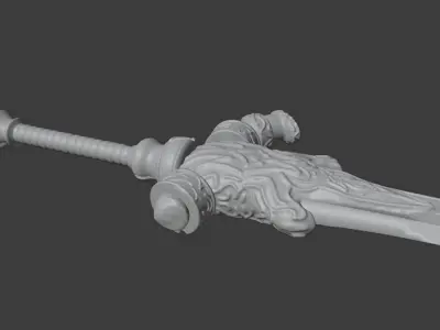 Greatsword of Artorias from Dark Souls Free 3D model