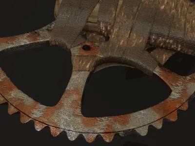 Axe craft Low-poly 3D model