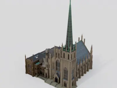 Fort Street Presbyterian Church 3D model