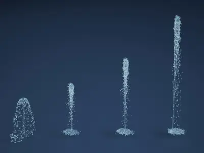 Water jet 3D model