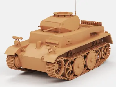 PzKpfw I Ausf C 3D print model
