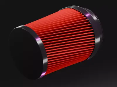 Racing air filter 3D model