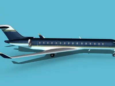 Bombardier Global 7000 V13 3D model