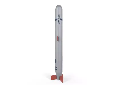 Tomahawk Cruise Missile Low-poly 3D model