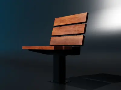 Outdoor Chair Free low-poly 3D model