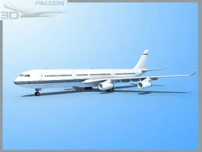 Falcon3D A340-600 Corporate 3 3D model