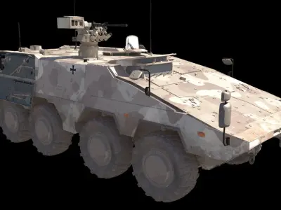 APC Boxer Desert Dirt 3D model