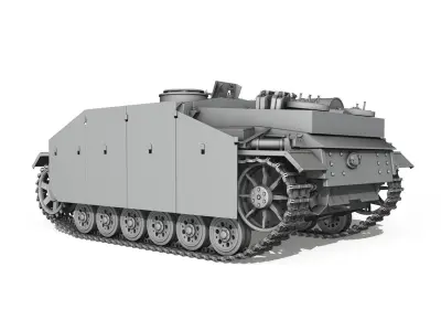 StuG III - Ausfuerung G - Early Production  3D model