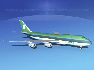 Boeing 747-100 Aer Lingus 3D model