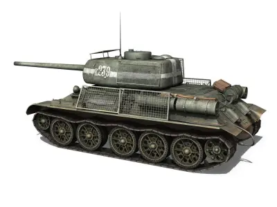 T-34 85 - Soviet medium tank - 239 3D model