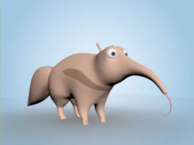 Anteater 3D model