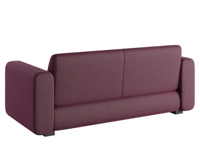 Purple Sofa Free 3D model