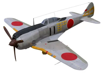 Nakajima Ki44 Tojo type II Hei 3D model