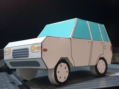 Little SUV Free low-poly 3D model