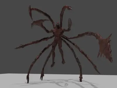 Carnage Game Ready Free low-poly 3D model