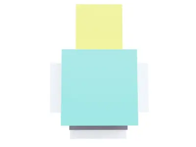 Duck Duck Isometric Low-poly 3D model