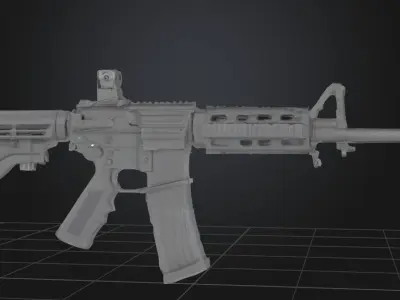Weapons  Low-poly 3D model