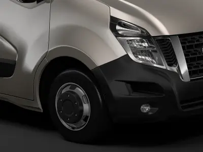 Nissan NV 400 L4H2 Van 2017 3D model