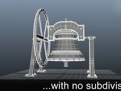 3D MISSION CHURCH BELL 3D model