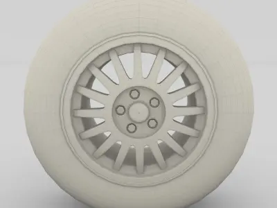Generic Alloy Wheel 3D model