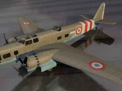 Bloch MB-131 3D model