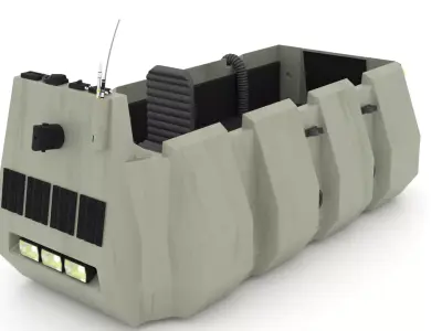 Echo Base Rebel Personnel Carrier 1-6 scale Hottoys 3D print model