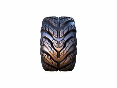 3d Render Off-road All-terrain Tire 3D model
