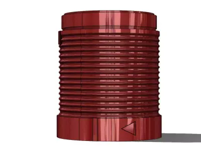 Modulo LED Vermelho WEG LTW ML50 1C E26 Red Led Module 3D model