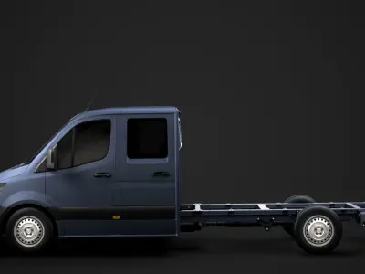 RAM Sprinter Chassis Crew Cab L3 RWD 2020 3D model