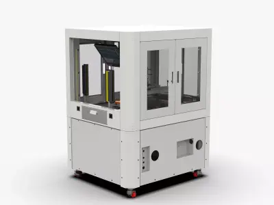 Modular Notebook Case Assembly Locking Machine 3D model