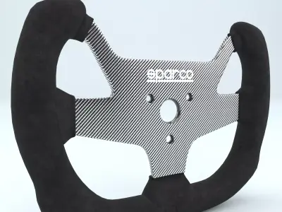 Steering Wheel Sparco F10AC 3D model
