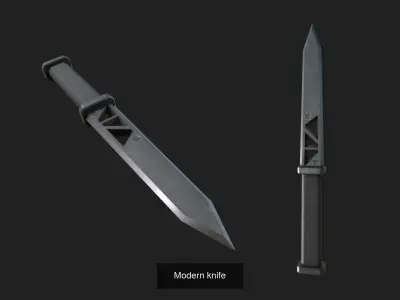 Modern melee weapon collection 