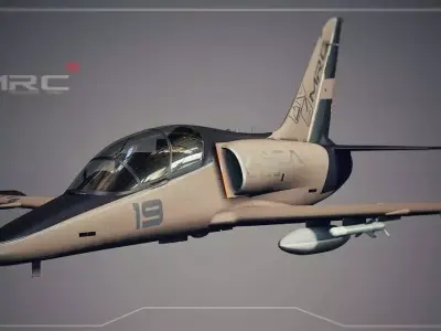 AERO ALCA 159 Low-poly 3D model