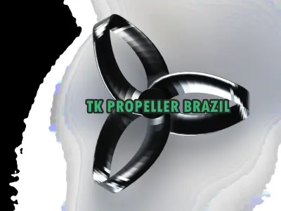 3D Toroidal Drone Propeller TK SERIES 3D model