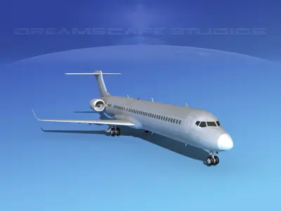 Comac ARJ21-900 Bare Metal 3D model