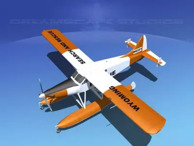 DeHavilland DHC-2 Turbo Beaver V06 3D model