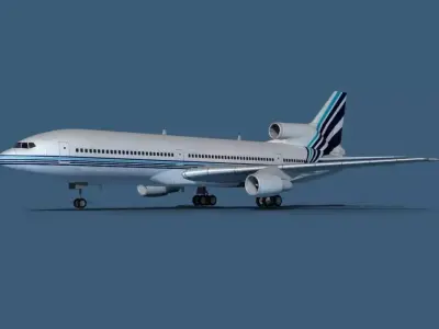 Lockheed L-1011-50 Corporate 3 3D model
