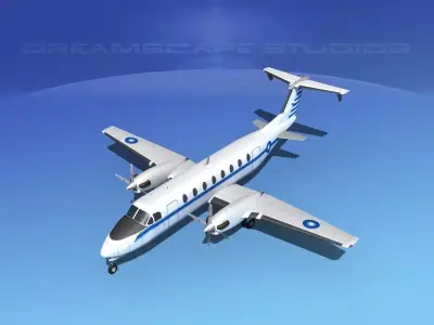 Beechcraft C-12J Huron China 3D model