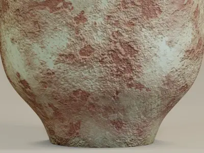 Vintage rusty pitcher 3D model