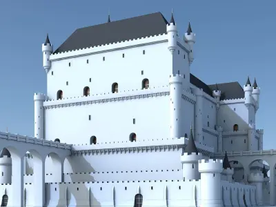 Fantasy Castle 004 3D model