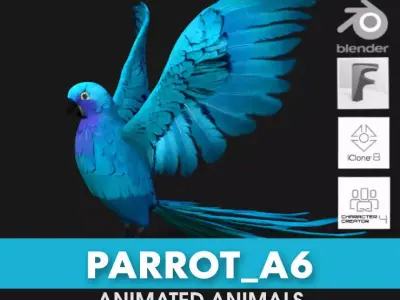 Parrot A6 3D model